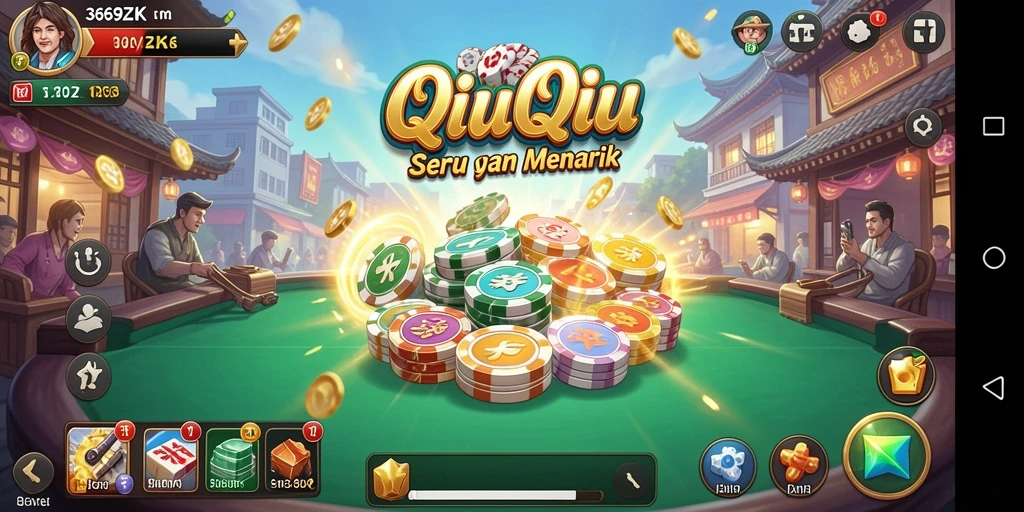 Tampilan gameplay seru dari 369ZK QiuQiu.