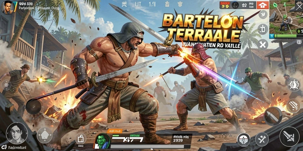 Tampak menegangkan dari gameplay Battle Royale 9939.