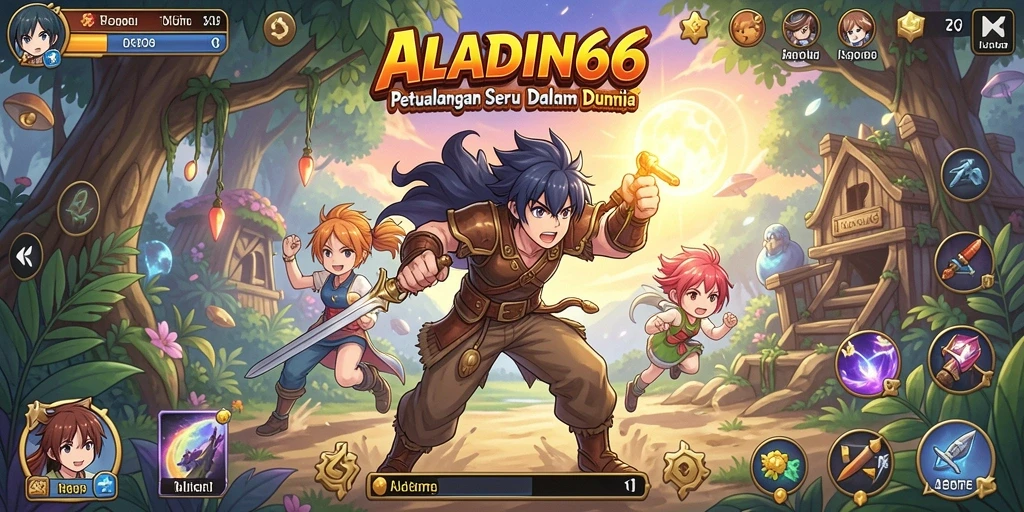Tampilan gameplay menarik dari ALADIN66 dengan karakter anime yang menakjubkan.