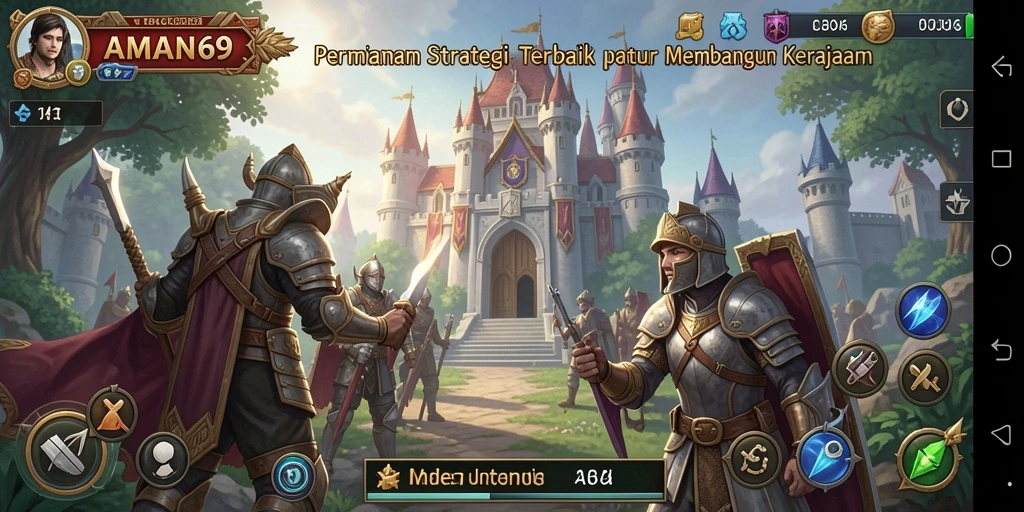 Tampilan inti gameplay AMAN69 menunjukkan strategi mendalam dan pertempuran yang mengasyikkan.