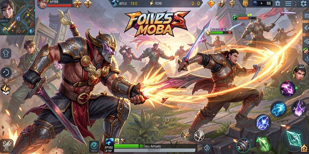 Screenshot gameplay <strong>API88</strong> menampilkan aksi pertempuran yang mendebarkan.