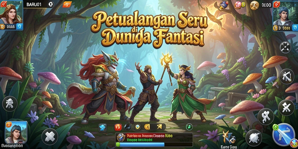 Tampilan gameplay BARU01 yang menarik di dunia RPG.