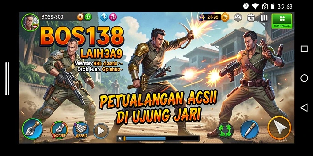 Gameplay mendebarkan dengan aksi cepat dan tantangan seru.