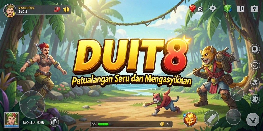 Tampilan gameplay DUIT8 yang memukau dalam petualangan seru.
