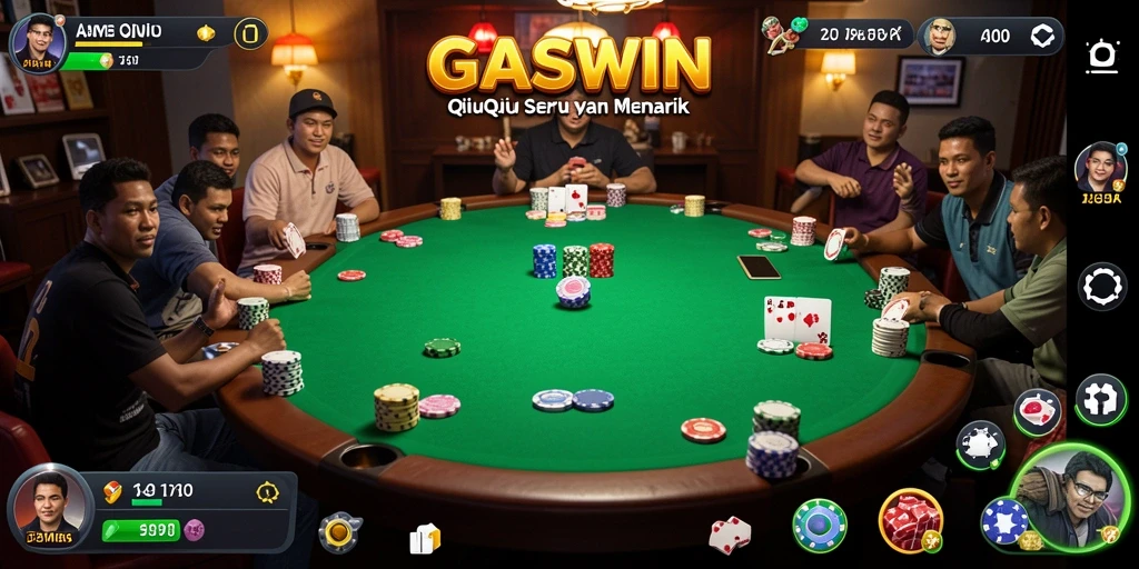 Screenshot gameplay QiuQiu yang menampilkan ketegangan permainan.