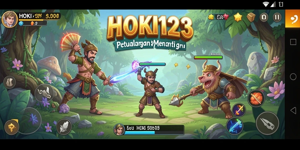 Menampilkan gameplay HOKI123 dengan petualangan yang seru dan penuh tantangan.