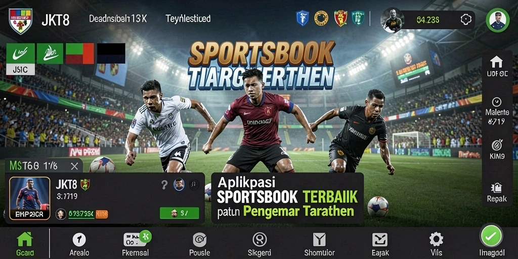 Tampilan menarik dari gameplay Sportsbook JKT8 yang penuh aksi.