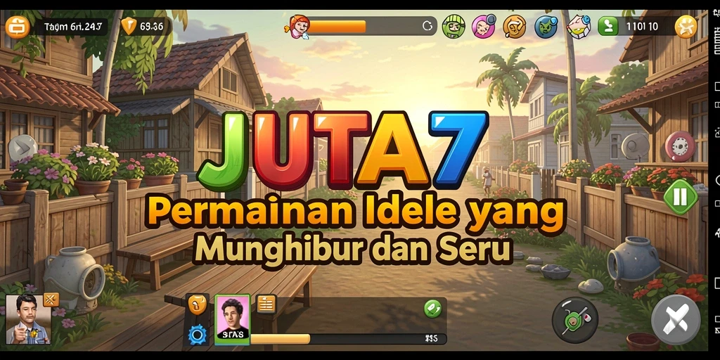Gameplay menawan di JUTA7 dengan mekanisme Idle yang menarik.