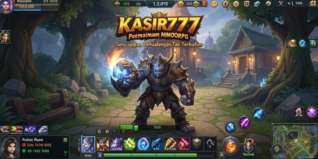 Gameplay KASIR777 dengan petualangan seru di dunia MMORPG.
