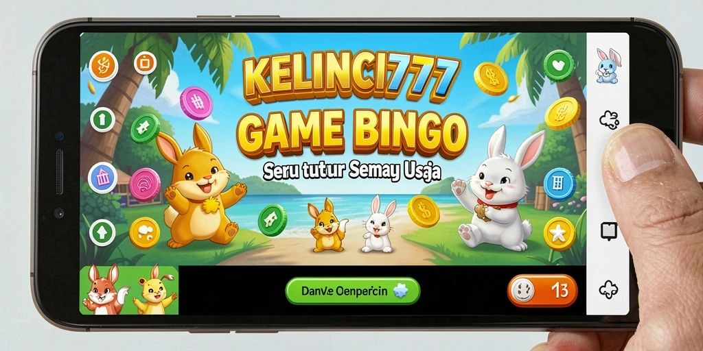Tampilan gameplay seru KELINCI777 dalam permainan Bingo.