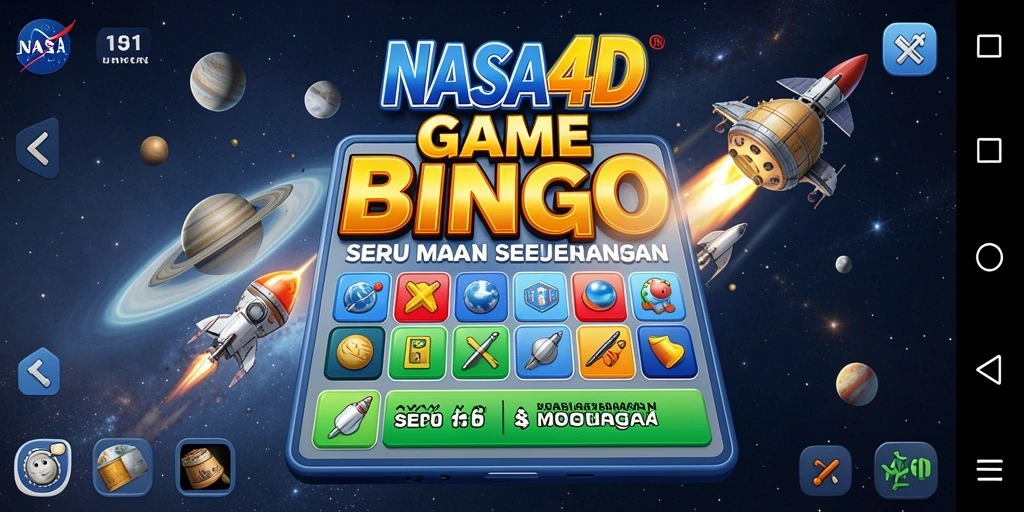 Tampilan gameplay Bingo yang seru di NASA4D.