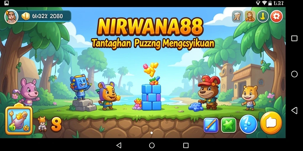 Gameplay NIRWANA88 menunjukkan tantangan Puzzle yang seru.