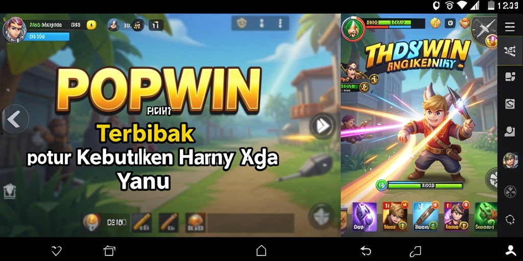 Tampilan antarmuka POPWIN yang intuitif dan menarik.