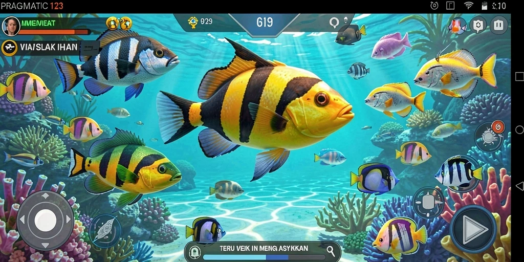 Tangkapan layar utama menampilkan aksi seru gameplay Tembak Ikan.