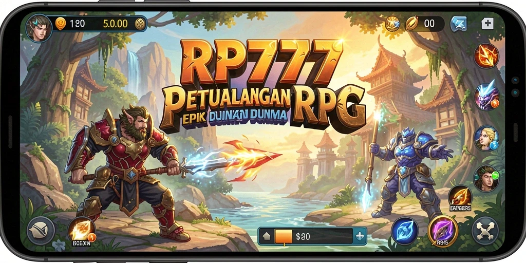 Tampilan gameplay RP777 yang memukau dalam dunia RPG yang penuh petualangan.