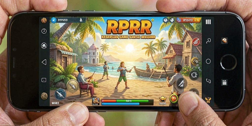Tampilan gameplay RPRR yang ceria dan menghibur.