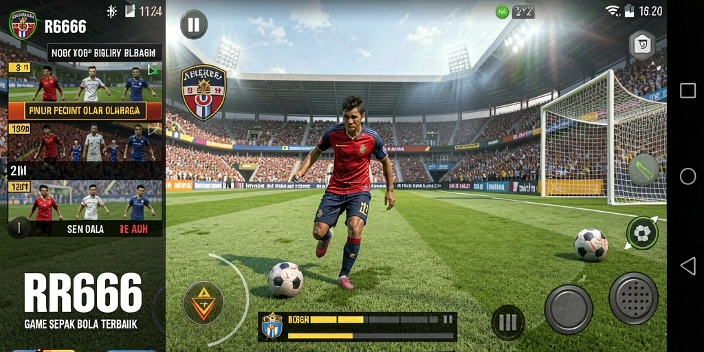 Screenshot gameplay RR666 yang menunjukkan aksi seru di lapangan.