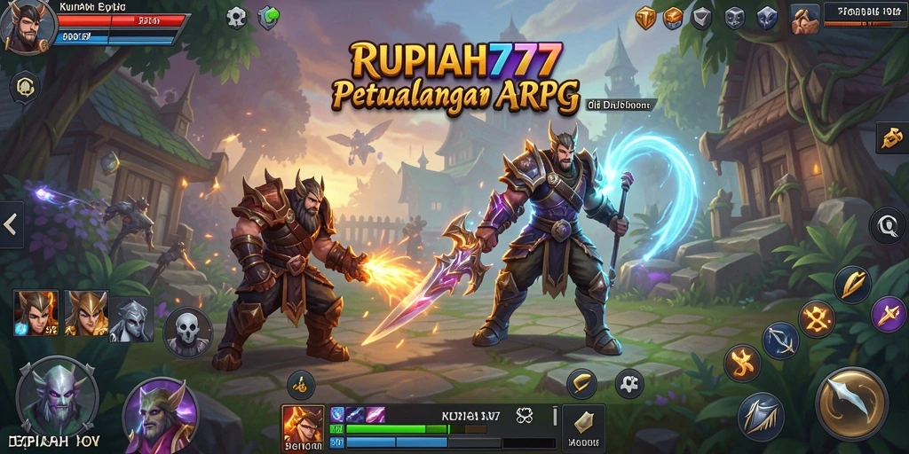Tampilan menakjubkan dari gameplay ARPG RUPIAH777.