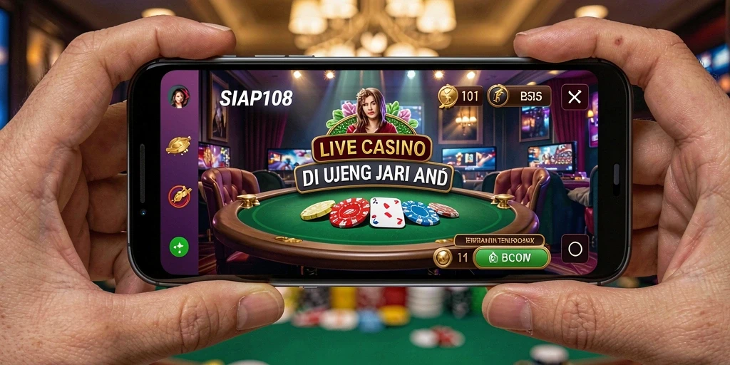 Tampilan gameplay Live Casino yang menarik di SIAP108.