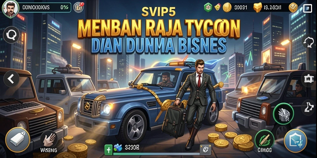 Tampilan gameplay SVIP5 yang menarik dalam mengelola bisnis.