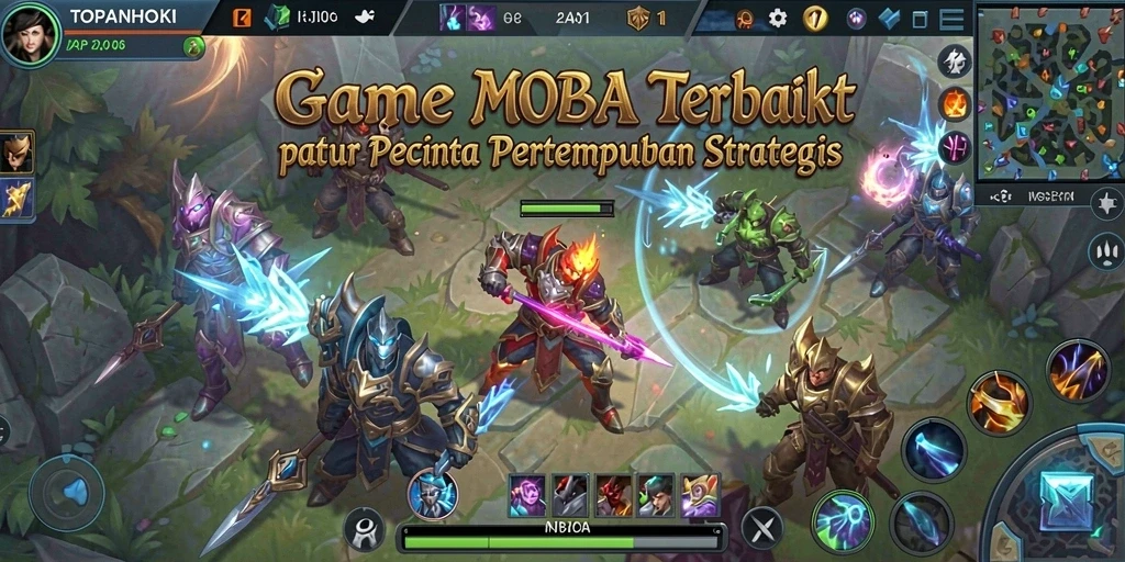 Tangkapan layar utama dari gameplay seru TOPANHOKI.