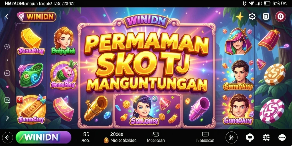Tampilan gameplay menarik dari permainan Slot WINIDN.